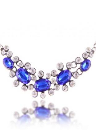 🏵ошатне кольє з кристалами, нове!!! арт. 3748