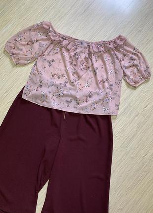 Ніжна шифонова блузка