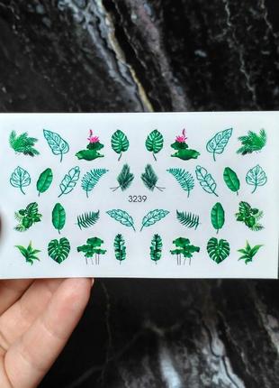 Слайдеры для ногтей, наклейки для маникюра