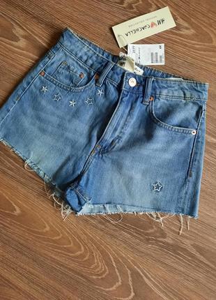 Короткие джинсовые шорты3 фото