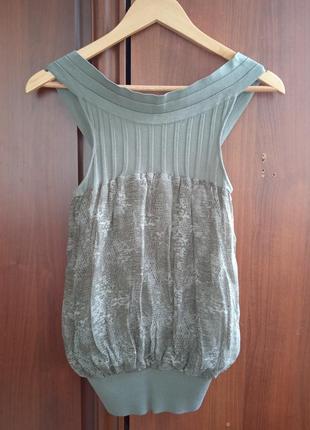 Р.s-m "guess by marciano" шелк шифон топ