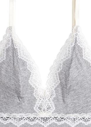 H&m-боди из микрофибры с кружевом! р.-s