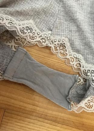 H&m-боди из микрофибры с кружевом! р.-s