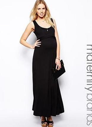 Много вещей беременным! натуральное платье макси длинное беременной беременяшке л наш 46