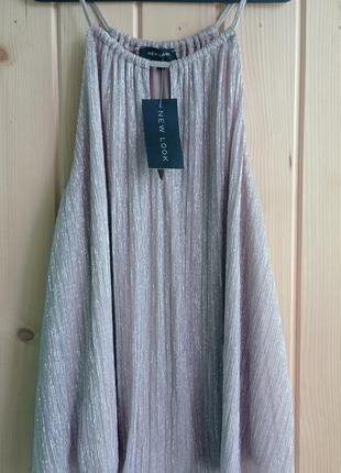 Майка нарядная с металлизированной нитью new look