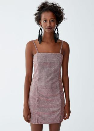 Короткий міні сукня блискуче футляр