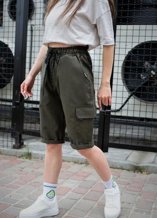 Шорти карго without glory woman khaki