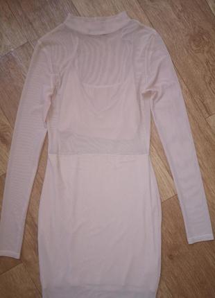 Облегающее платье сетка missguided3 фото