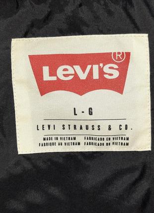 Черная шерстяная мужская куртка/рубашка/овершот levi's | levis wool5 фото