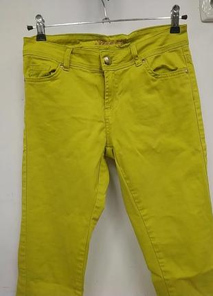 Желто- лимонные джинсы skinny2 фото