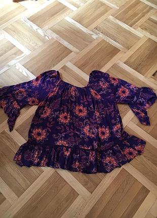 Батал большой размер легкая натуральная блуза блузка блузочка кофта футболка