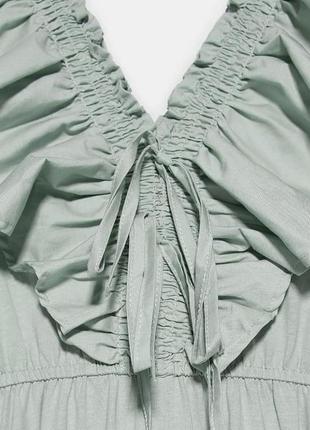Класне бавовняне плаття zara 5