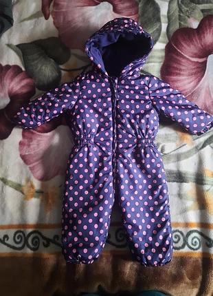 Демісезонний комбінезон для дівчинки 6-12 міс.