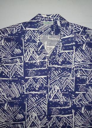 Рубашка  гавайская greenwoods cotton гавайка (l)2 фото