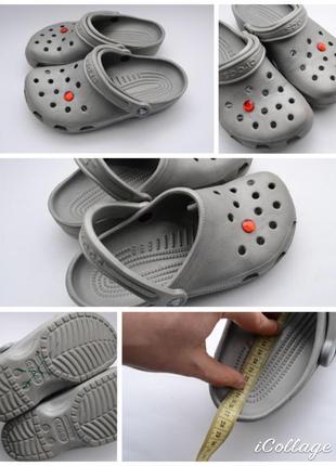 ,,фірмові базові крокси crocs 5m / 7w устілка - 25см оригінал crocs1 фото