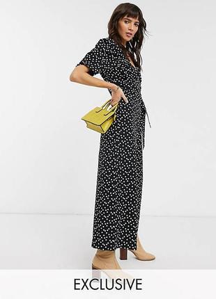 Роскошный натуральный комбинезон в горошек магазина asos!