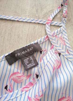 Лёгкая блуза топ фламинго4 фото