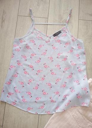 Лёгкая блуза топ фламинго2 фото