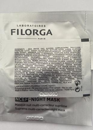 Ночная маска для лица filorga ncef night mask2 фото