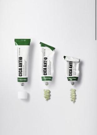 Відновлюючий крем для обличчя з екстрактом центелли medi-peel cica antio cream3 фото
