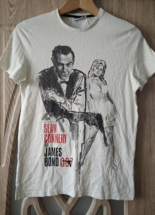 Футболка janes bond 007,sean connery