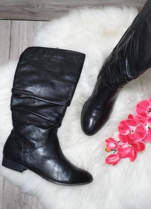 Шкіряні осінні демісезонні чоботи tu! 38 р.