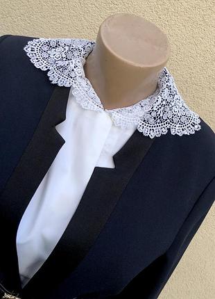 Винтаж кружевная белая манишка воротник