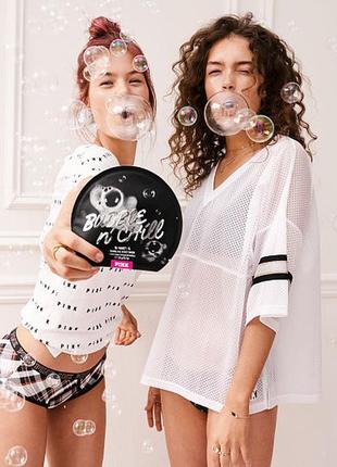 Маска для лица victoria's secret pink bubble & chill charcoal bubbling sheet mask
 / виктория сикрет / пинк4 фото