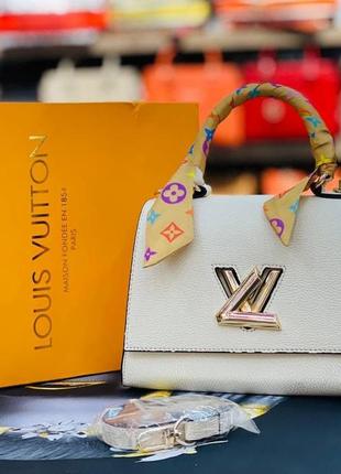 Сумочка белая женская в стиле louis vuitton клатч сумка маленькая луи витон кросс-боди