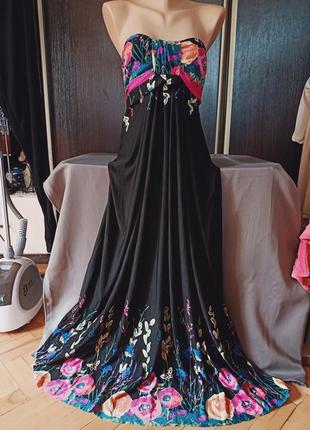 Шикарный сарафан в пол. размер л.