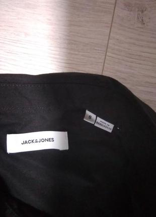 Jack & jones чорна сорочка з короткими рукавами відмінна якість9 фото