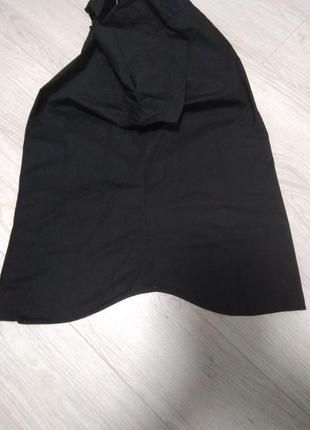 Jack & jones чорна сорочка з короткими рукавами відмінна якість4 фото
