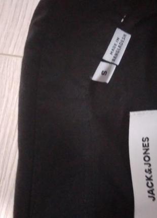 Jack & jones чорна сорочка з короткими рукавами відмінна якість7 фото