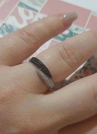 Серебряное кольцо италия