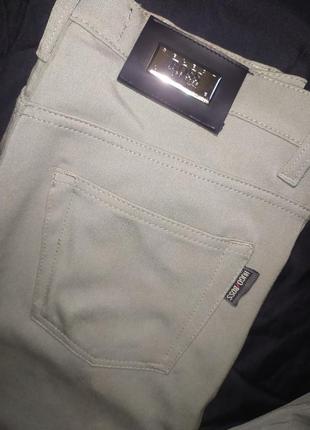 Hugo boss джинсы брюки  винтаж размер l цвет оливка2 фото