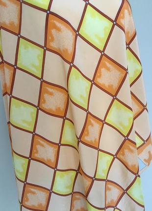 Винтажный шелковый платок 100%шелк шов рауль  стиль hermes3 фото