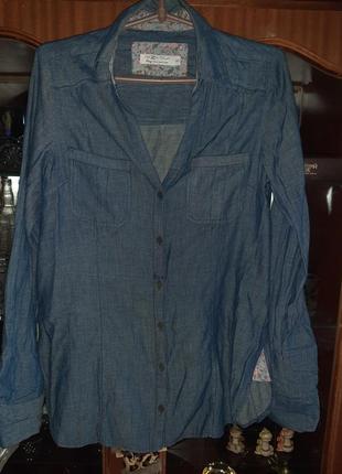 Итальянская рубашка  для худенькой девушки,  размер s, 36,