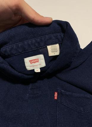 Оригінальна чоловіча красива футболка поло levi's m l4 фото