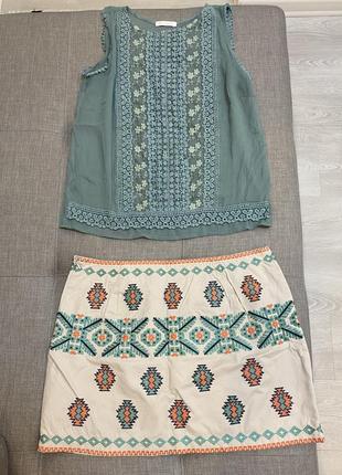 Спідниця міні ,юбка мини promod, розмір 407 фото