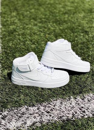 Кроссовки nike air force high мужские и женские5 фото