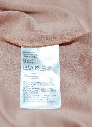 Абрикосовое платье-футляр миди длины с красивым переливом от h&m как новое9 фото