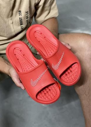 Мужские шлепанцы nike victori one shower slide красные / чоловічі шльопанці найк / сланцы