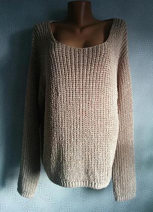 Акриловий світерок великої в'язки кольчуга woodpeckers collections