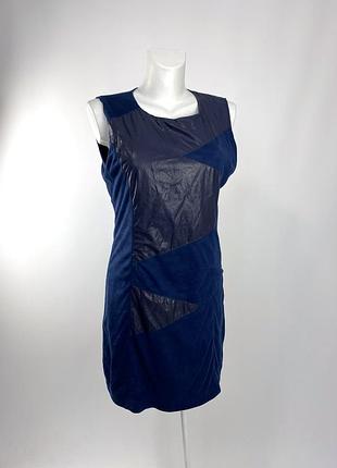 Платье велюровое norwiss, качественное, т.синее