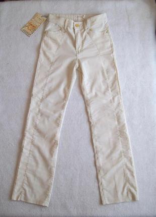 Брюки світлі стрейч, довжина 105 див.