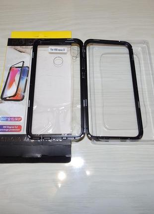 Магнітний чохол для huawei p smart plus , nova 3i magnetic case4 фото