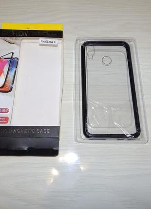 Магнітний чохол для huawei p smart plus , nova 3i magnetic case2 фото