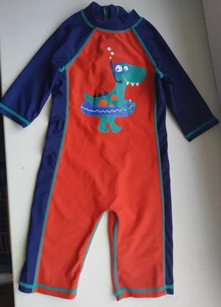 Bluezoo купальний костюм 12-18 міс 80-86 см динозавр