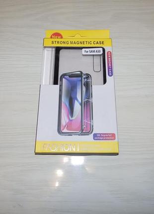 Магнитный чехол full glass 360 (magnetic case) для samsung galaxy a502 фото