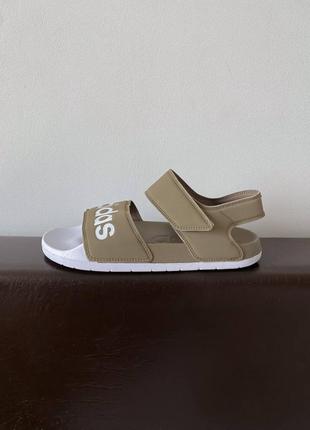 Adidas slippers olive, жіночі сандалі адідас літні5 фото